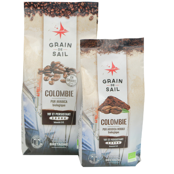 Gamme café Colombie Excelso GMS Grain de Sail